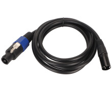Speaker Plug Male to XLR Male Cable 3pin 1.8M for DJ PA Stage