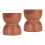2pcs HiFi Speaker Wire Bracket Wooden Shockproof Insulation 4
