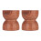 2pcs HiFi Speaker Wire Bracket Wooden Shockproof Insulation 3