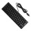 USB Wired Gaming Keyboard 60% RGB Backlight 61 Keys Compact Black 2