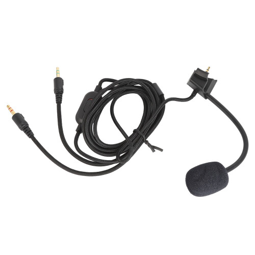 Microphone Replacement Cable Noise Reduction with Volume Control 1