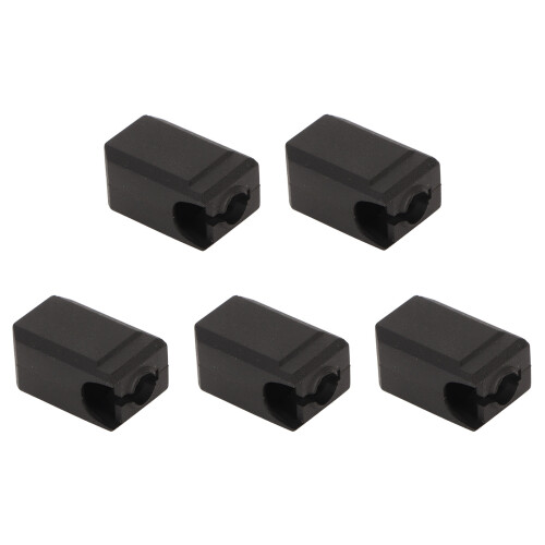 5Pcs Hotend Cover Black Silicone for Bambu Lab X1 Carbon P1P 2