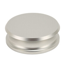 (Silver) Turntable Disc Stabilizer HiFi Aluminum Alloy Record Weight Silver