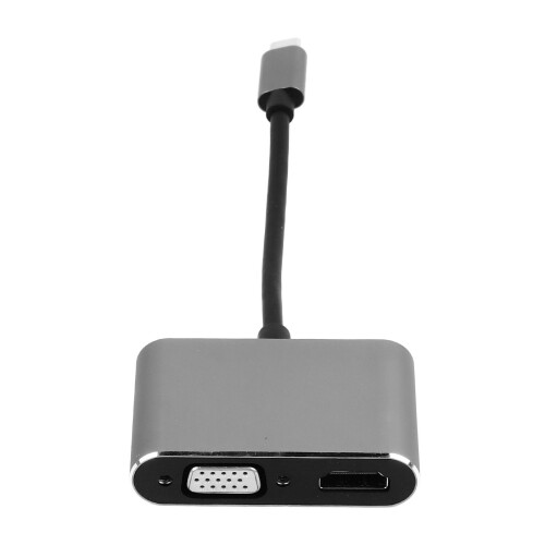 USB C to HD VGA Adapter 2 in 1 1