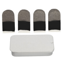 4PCS Gaming Finger Sleeves Slip Resistant Sweatproof Touchscreen