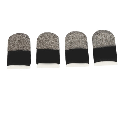 4PCS Gaming Finger Sleeves Slip Resistant Sweatproof Touchscreen 2