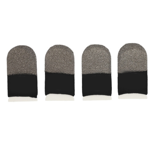 4PCS Gaming Finger Sleeves Slip Resistant Sweatproof Touchscreen 1