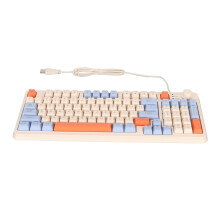 Gaming Keyboard Colored Backlit Wired 94 Keys Desktop Notebook