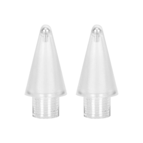 (Transparent) 2PCS Replacement Stylus Nibs High Sensitivity Transparent