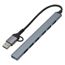 USB Type C Hub 1 USB 3.0 6 USB 2.0 High Speed Multiport Adapter