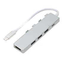 USB C Hub 5 Ports 5Gbps USB 3.1 OTG Compact Docking Station