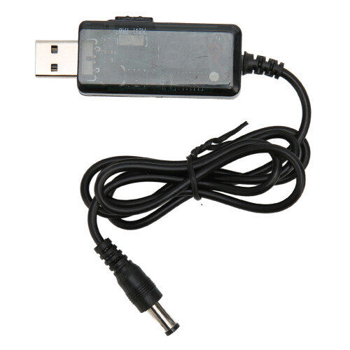 USB Boosting Cable 5V to 9V 12V Adjustable DC Step Up Cord 3.5x1.35mm 2