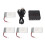 4PCS 903048 3.7V 2000mAh RC Drone Battery with Charger 1