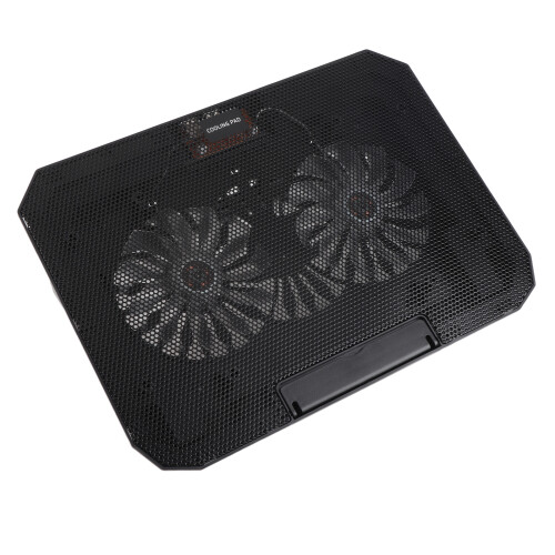 Laptop Cooling Pad Dual Fan USB Adjustable Angle 14-17in 1
