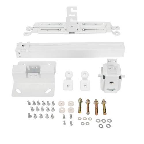 Ceiling Mount Projector Bracket 25kg Capacity 4-Hole White