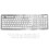 (Purple) 130 Keys PBT Pudding Double Layer Translucent DIY White Keycaps 1
