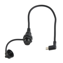 (Right Angle) Flush Panel Mount Extension Cable Right Angle Type C