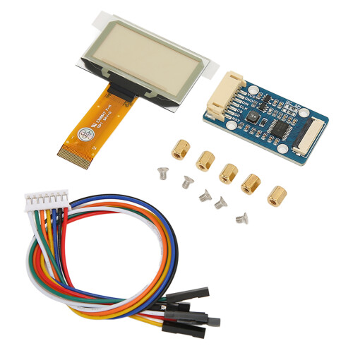 1.51 Inch Screen Module 128x64 SPI I2C Transparent Blue 1