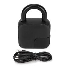 Smart Fingerprint Padlock Waterproof Aluminium USB 3 Color