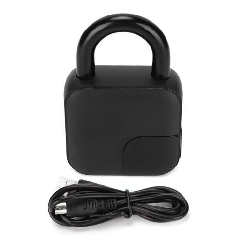 Smart Fingerprint Padlock Waterproof Aluminium USB 3 Color