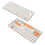 138 Keys Mechanical Keyboard Keycaps PBT DIY Ergonomic MDA Height 5