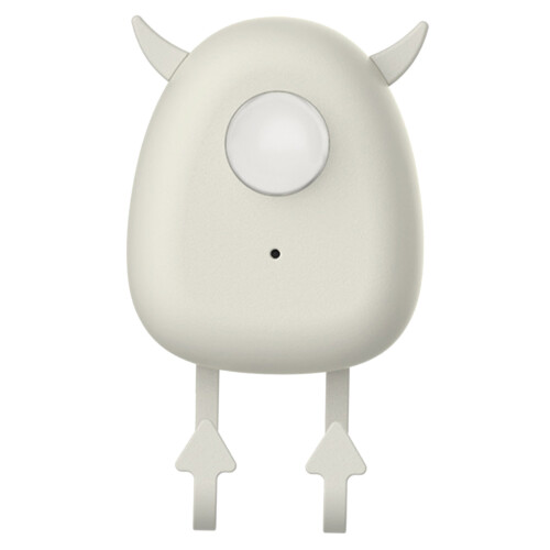 (White) Smart Infrared Voice Reminder Exit Human Body Detection White