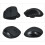 2.4G Wireless Vertical Mouse 6 Keys Ergonomic 3 Speed Black 1