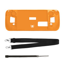 Silicone Case for Steam Deck Non Slip Anti Scratch with Lanyard