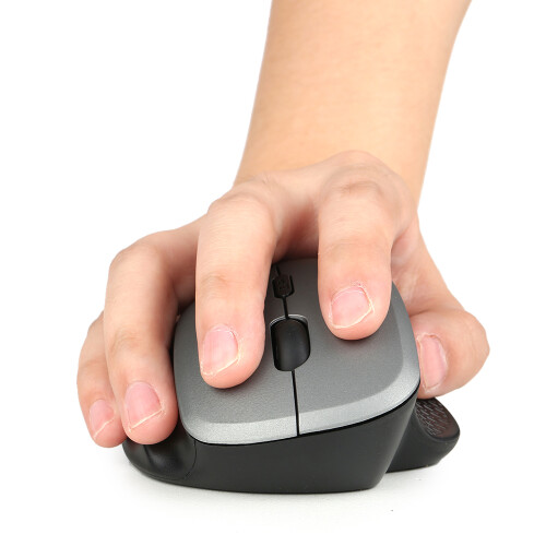 2.4G Wireless Vertical Mouse 6 Keys Ergonomic 3 Speed Grey 2