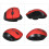 2.4G Wireless Vertical Mouse 6 Keys Ergonomic 3 Speed Red 3