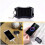 Solar Portable Charger Keychain Mini Power Bank LED Flashlight 5