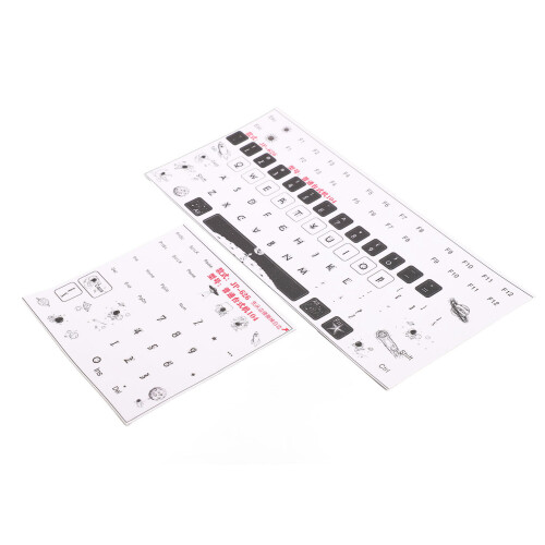 2 Pcs Keyboard Stickers Universal Mechanical Gaming Keycap Matte 2
