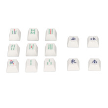 13pcs PBT Keycaps Mahjong Chinese Style Cherry Height Gaming