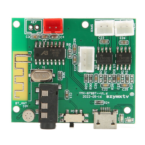 Power Amplifier Board Module 3.5AUX In 3POUT Digital Sound Amp 2