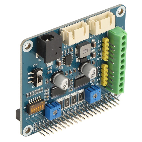 Stepper Motor HAT for Raspberry Pi HR8825 2 Motors 1/32 Microstepping 1