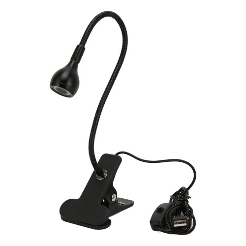 LED Lamp Warm Eye Protection Gooseneck USB Reading Light for Camping