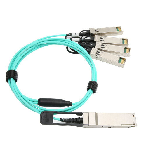 QSFP+ to 4 SFP+ Cable 40G 1M High Speed Active Optical 2
