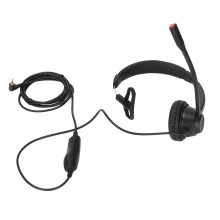 Telephone Headset Volume Adjustment Mic Mute Monaural 2.5mm Business