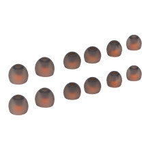 12pcs Replacement Eartips Noise Isolation Silicone Earbud Tips
