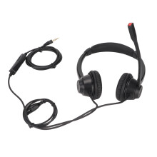 Call Center Headset Noise Cancelling 3.5mm On Ear for Home Office