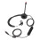 Single Ear USB Headset Noise Reduction with Mic Black H390-USB-1 1