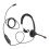 Telephone Headset Black Monaural RJ9 Volume Mic Mute 3