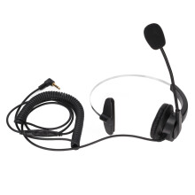 3.5mm Adjustable Mono Headset with Mic