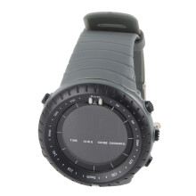 (Grey) HZ500 Digital Watch Multifunctional Waterproof Wristwatch Grey