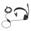 2.5mm Noise Cancelling Monaural Headset for 2.5mm Jack Black 1