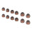 12pcs Replacement Eartips Noise Isolation Silicone Earbud Tips 2
