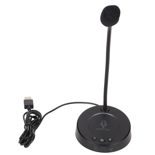 Desktop Microphone Noise Reduction 360 Metal Hose RGB USB 1
