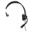 2.5mm Noise Cancelling Monaural Headset for 2.5mm Jack Black 5