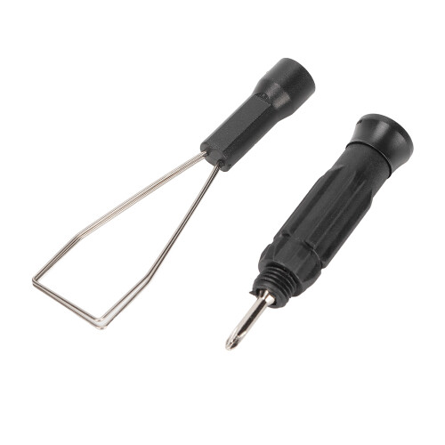 Keycap Puller Black Mechanical Keyboard Wire Tool with Screwdriver 1