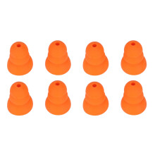 8pcs Silicone Eartips Noise Reduction for Se846 Se535 2.0-3.5mm Orange